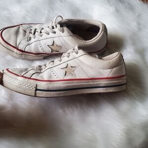 Converse One Star Deadstock Leather Sneakers,woman Size 8.5,men Size 6.5